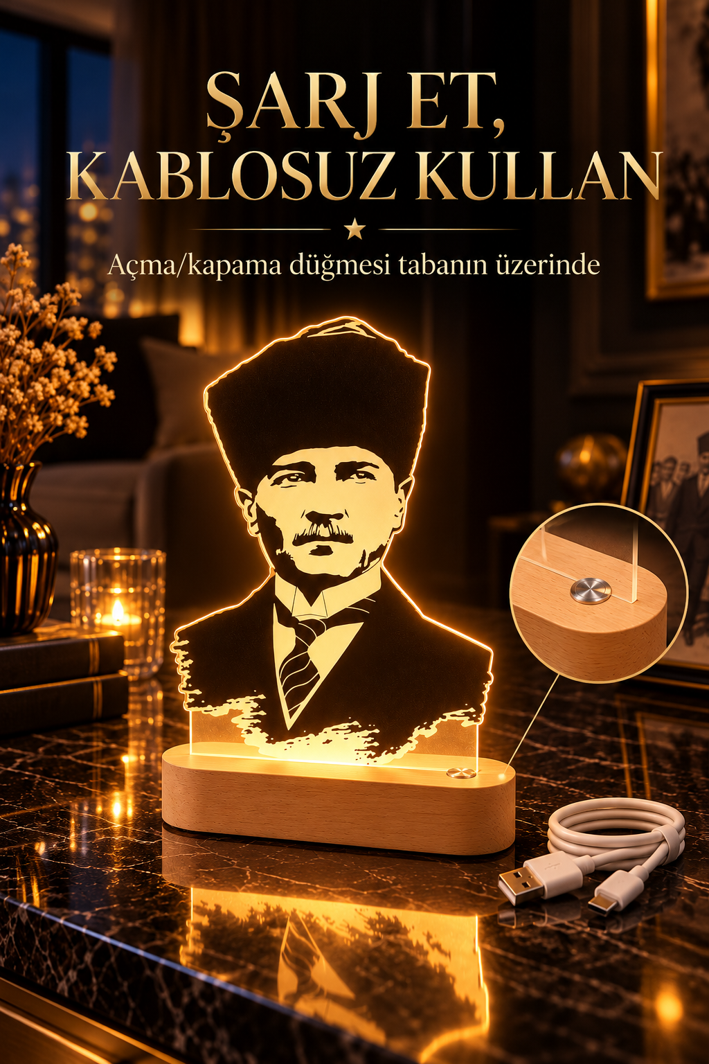 Işıklı Atatürk Hatıra Portresi
